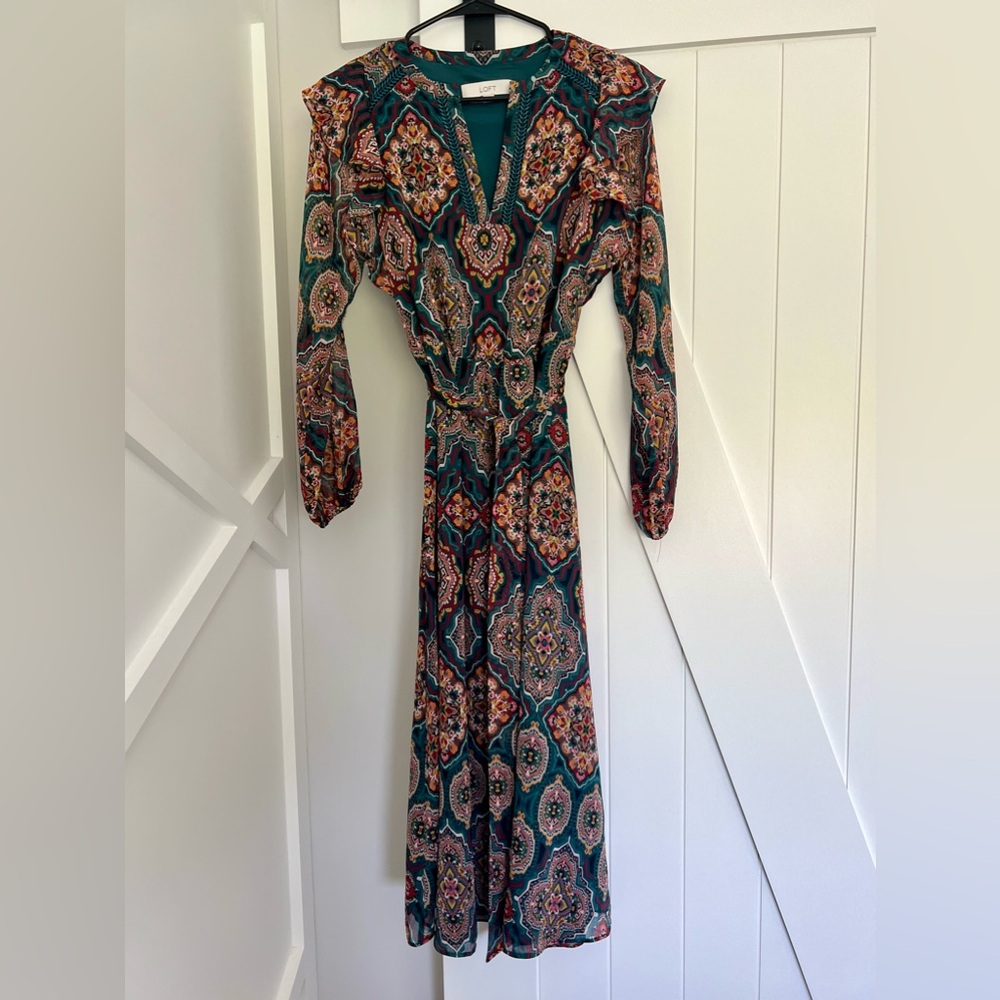 LOFT midi dress